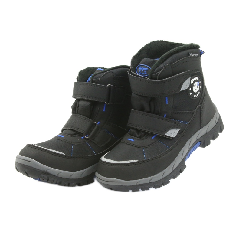 American Club Botas americanas botas de invierno con membrana de 1122. negro azul 5 American Club Botas americanas botas de invierno con membrana de 1122. negro azul 5