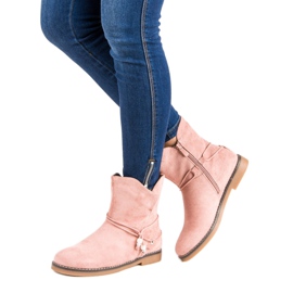 Cómodas botas de otoño rosado 2