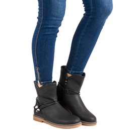 Cómodas botas de otoño negro 6