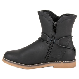 Cómodas botas de otoño negro 3