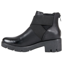 Botas de moda negro 1