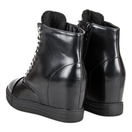 Seastar Tacones de cuña deportivos negro 2