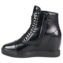 Seastar Tacones de cuña deportivos negro 1