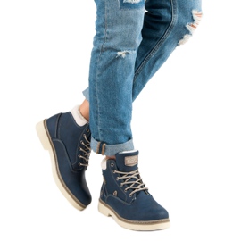 McKey Tramperos con piel de oveja azul 4