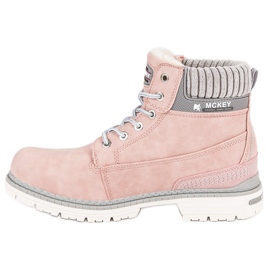 McKey Botas de montaña rosas para mujer rosado 1