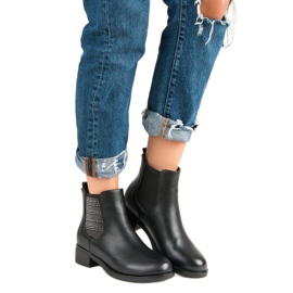 Kayla Botas Black Booties Jodhpur negro 4