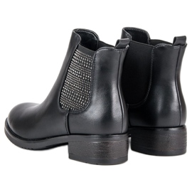 Kayla Botas Black Booties Jodhpur negro 2