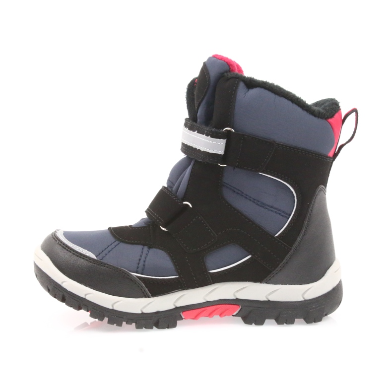 American Club Botas americanas botas de invierno con membrana de 1813. negro rojo azul marino 2
