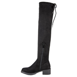 Seastar Botas altas entalladas negro 4