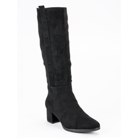 Filippo Botas de gamuza clásicas negro 3