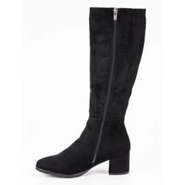 Filippo Botas de gamuza clásicas negro 4