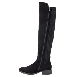 Filippo Botas de tacón plano negro 4
