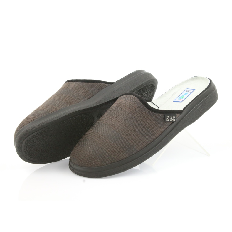 Befado zapatillas hombre zapatillas salud zapatillas 125m012 negro marrón 4 Befado zapatillas hombre zapatillas salud zapatillas 125m012 negro marrón 4