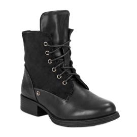 Botas de motociclista negras negro 6