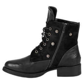 Botas de motociclista negras negro 1