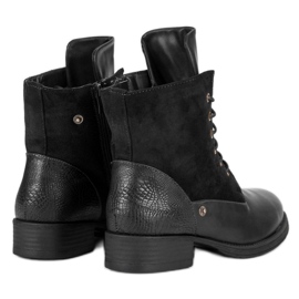 Botas de motociclista negras negro 2