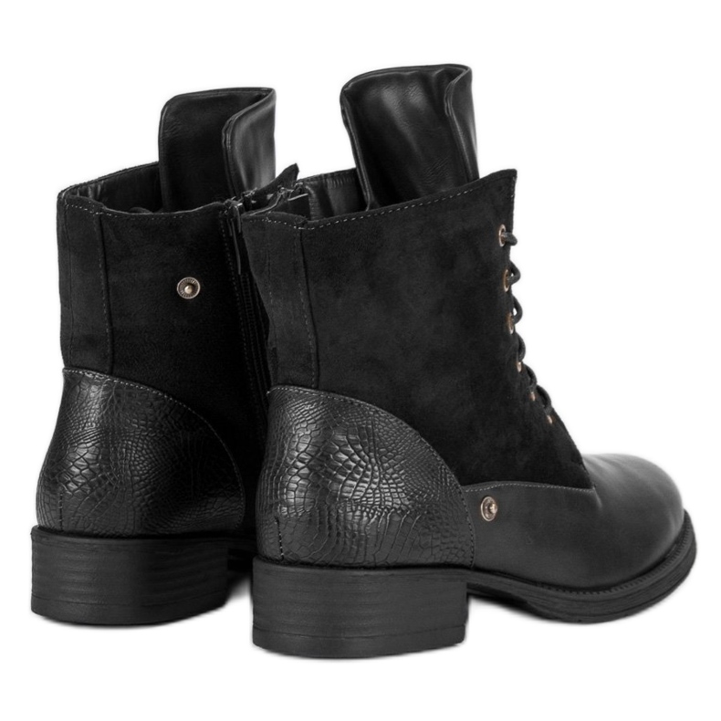Botas de motociclista negras negro 2 Botas de motociclista negras negro 2