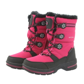 American Club Botas de invierno americanas con membrana 702SB negro rosa 3