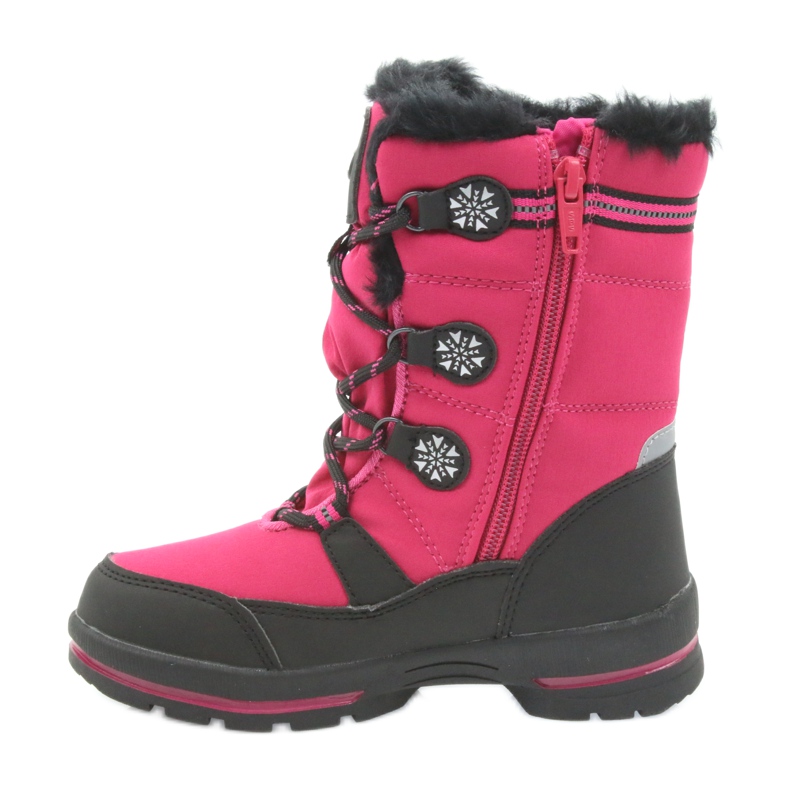 American Club Botas de invierno americanas con membrana 702SB negro rosa 2