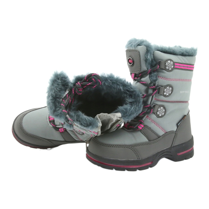 American Club Botas de invierno americanas con membrana 702SB gris rosado 4