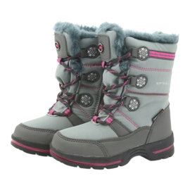 American Club Botas de invierno americanas con membrana 702SB gris rosa 3