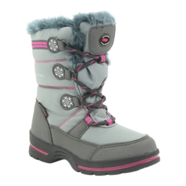 American Club Botas de invierno americanas con membrana 702SB gris rosa 1
