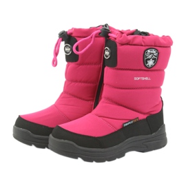 American Club Botas de invierno americanas con membrana 801SB negro rosado 3