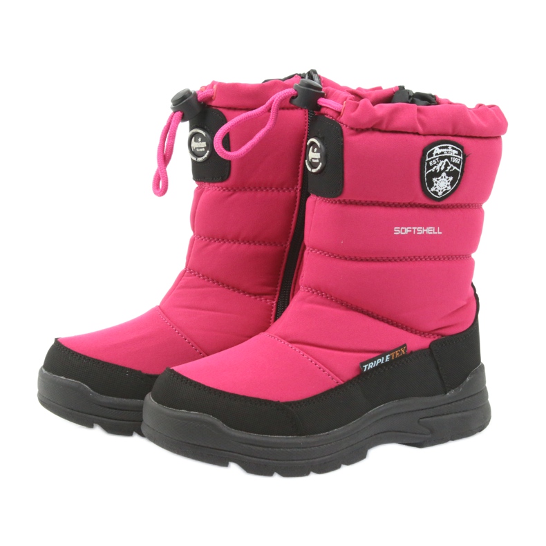 American Club Botas de invierno americanas con membrana 801SB negro rosa 3