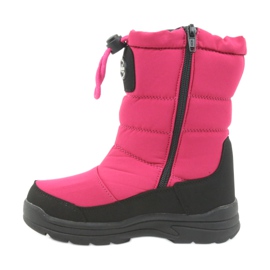 American Club Botas de invierno americanas con membrana 801SB negro rosado 2