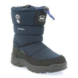 American Club Zapatos con membrana americana 801SB azul marino negro 1