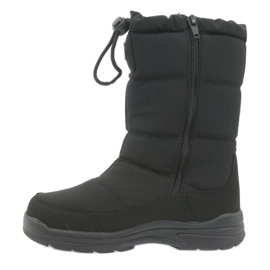 American Club Botas de nieve American 801SB negras con membrana negro 2