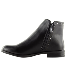 Botines Chelsea negros para mujer 0-257 Negro 1