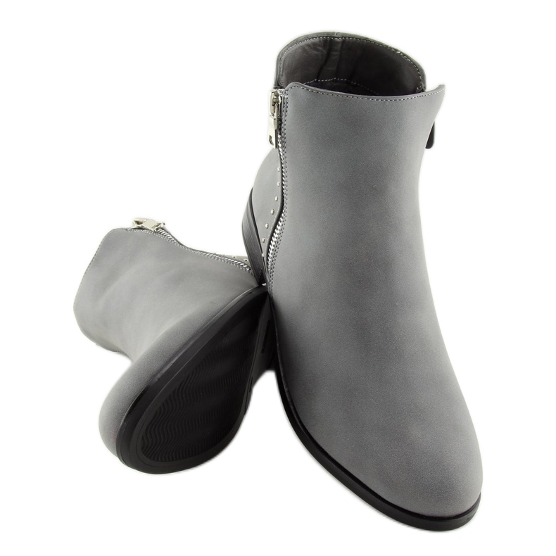 Botas grises Jodhpur para mujer 0-257 Gris 2