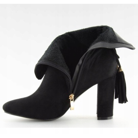 Negro FA183 Tacones negros 2