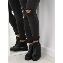 Botines Chelsea negros para mujer 1003-PA Negro 1
