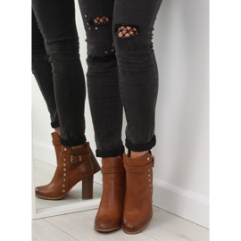 Botas de tacón camel 88073 marrón 1