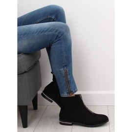 Negro Botas negras de mujer LL6300 Negro 2