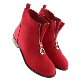 Rojo Botas rojas de mujer LL6300 Rojo 4