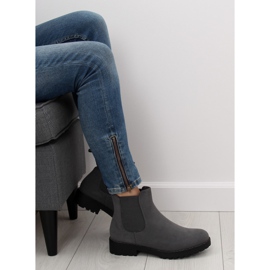 Botines Chelsea grises para mujer SP16 Gris 6