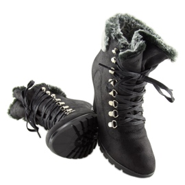 Botas negras de tacón N501 Black negro 5