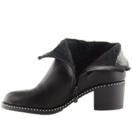 Botas con tacón estable negro BH120-KB 6