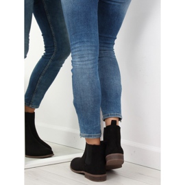 Botines Chelsea negros para mujer LJ111 Nero 1