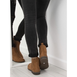 Camel LJ111 Botas Chelsea de mujer Camel marrón 4