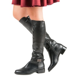 Botas VINCEZA negras negro 3