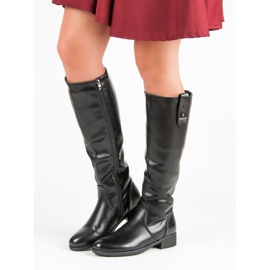 Filippo Botas planas clásicas negro 1 Filippo Botas planas clásicas negro 1