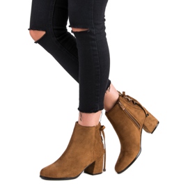 Botas de gamuza para mujer marrón 2 Botas de gamuza para mujer marrón 2