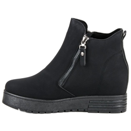 Botines negros mate 1