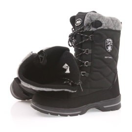 American Club Botas de nieve con membrana American 702SB, negras negro gris 4