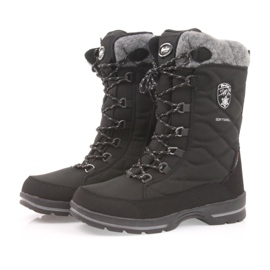American Club Botas de nieve con membrana American 702SB, negras negro gris 3