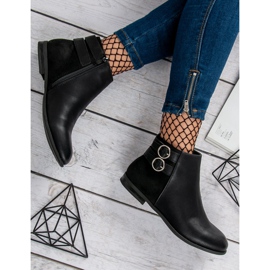 Super Mode Botas bajas negras negro 7